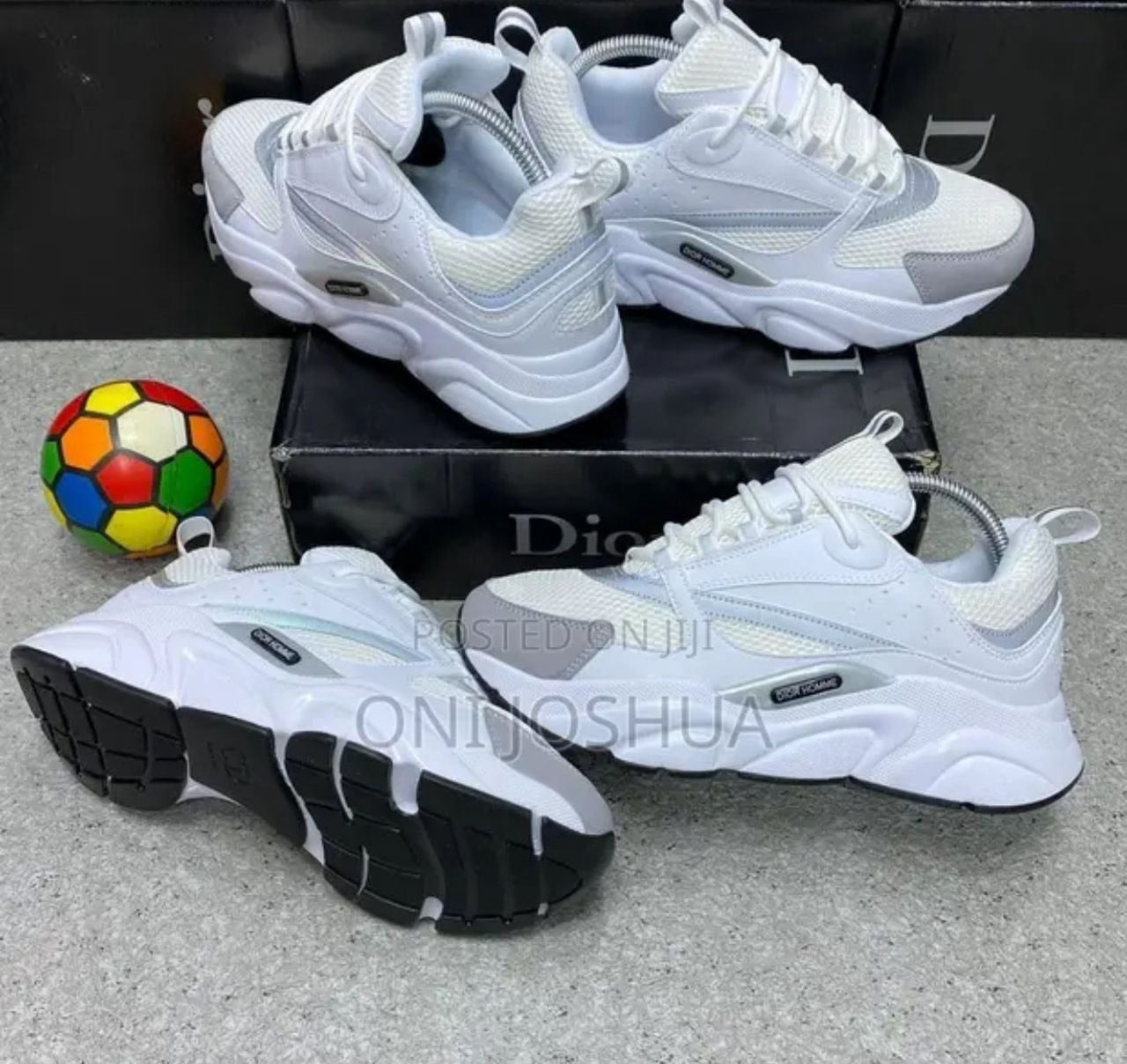Dior B22 Sneaker – Grey/Blue & Triple White