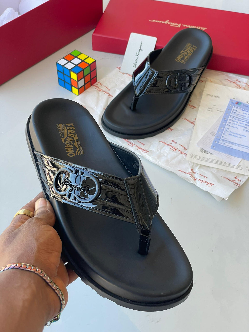 Ferragamo Gancini Slides