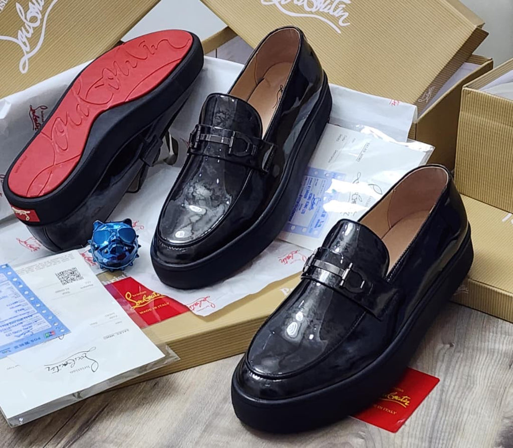 Christian Louboutin Patent Leather Loafers