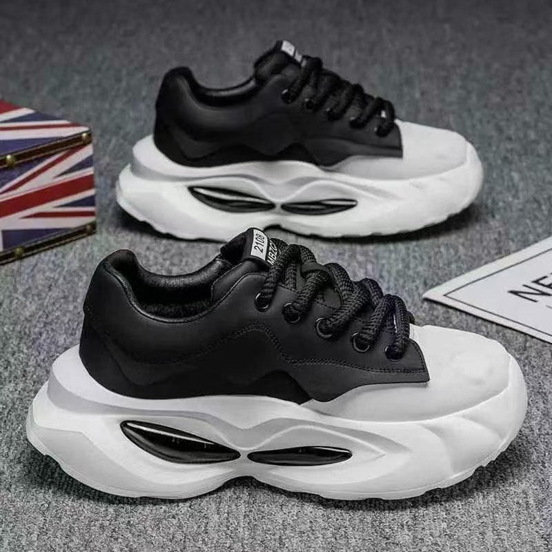 Black & White Alien Sole Chunky Sneaker