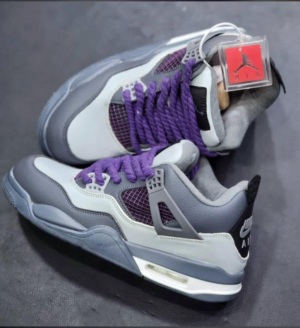 Air Jordan 4 Retro – Grey/Purple