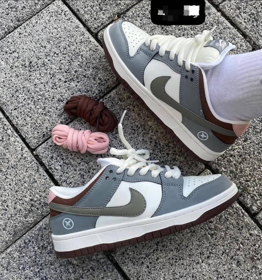 Nike SB Dunk Low Grey/White/Brown