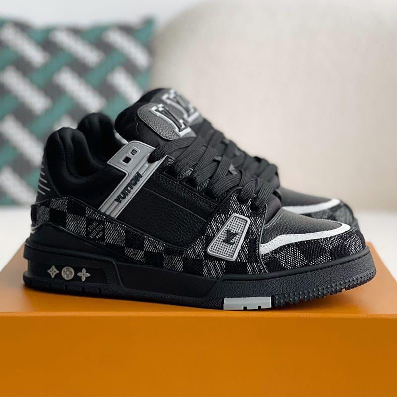 Louis Vuitton Trainer Sneakers - Black/White Damier