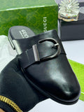 Gucci Buckle Mule Slides
