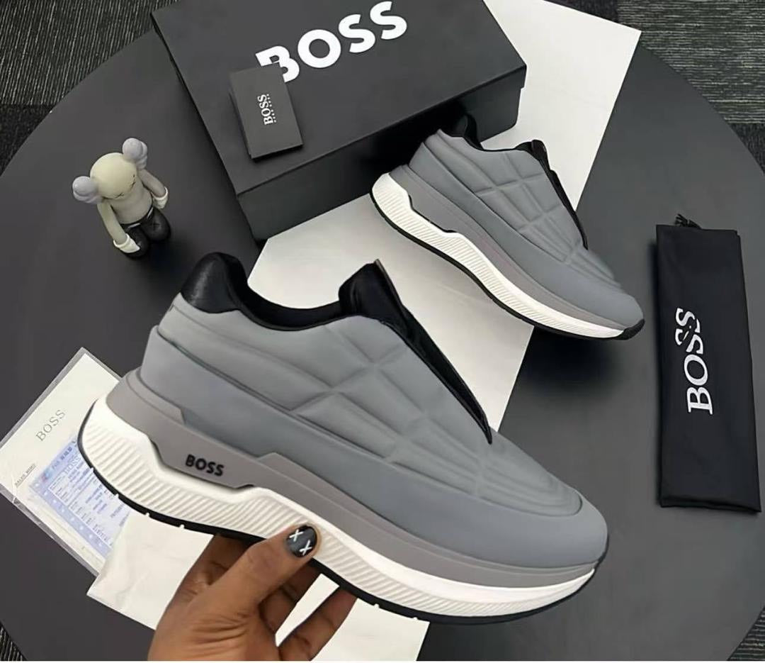 Hugo Boss Slip-On Runner – Black/Blue & Grey/Black
