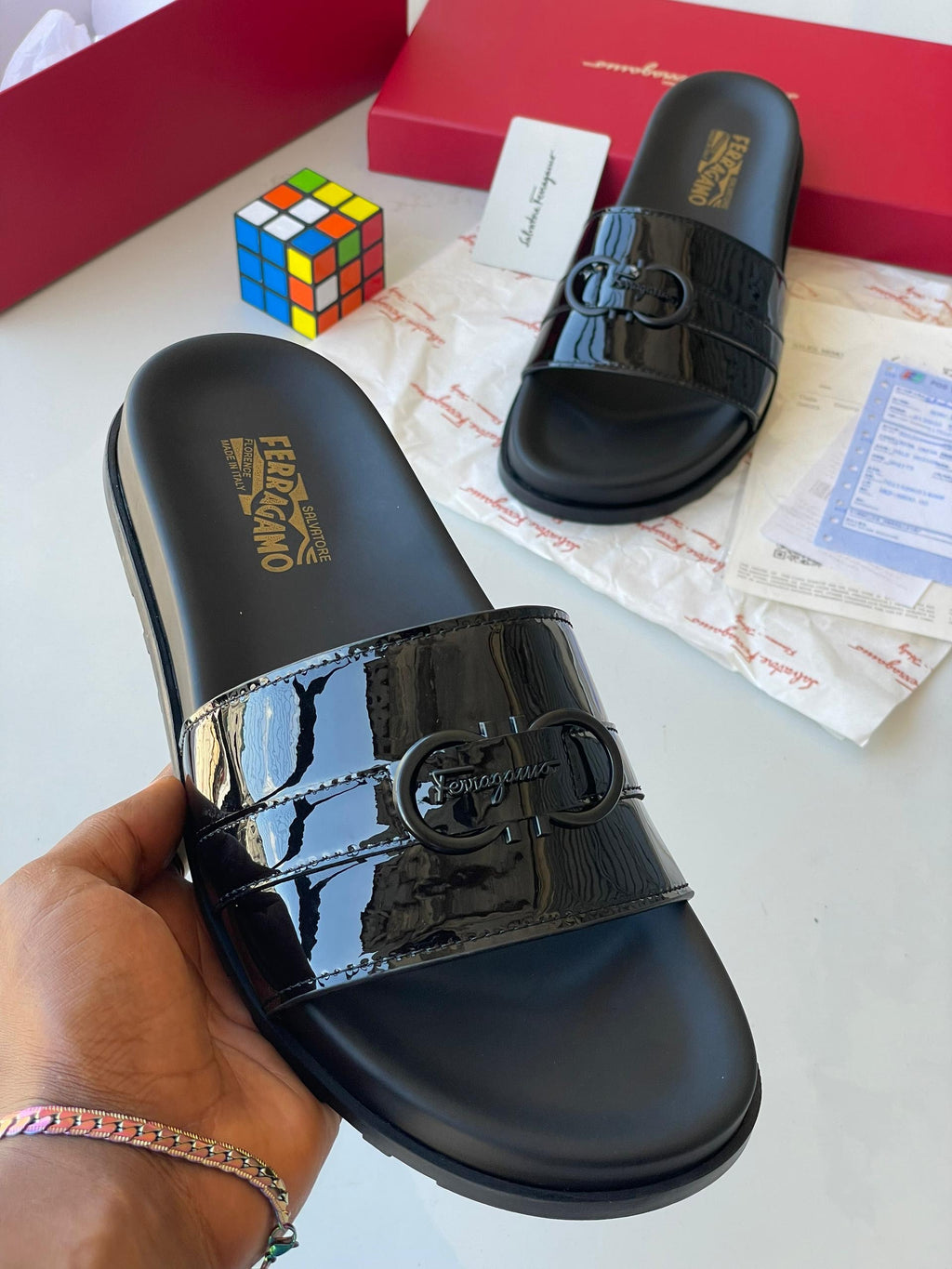 Ferragamo Gancini Slides