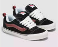 Vans Knu Skool Low-Top Sneaker – Black/Burgundy