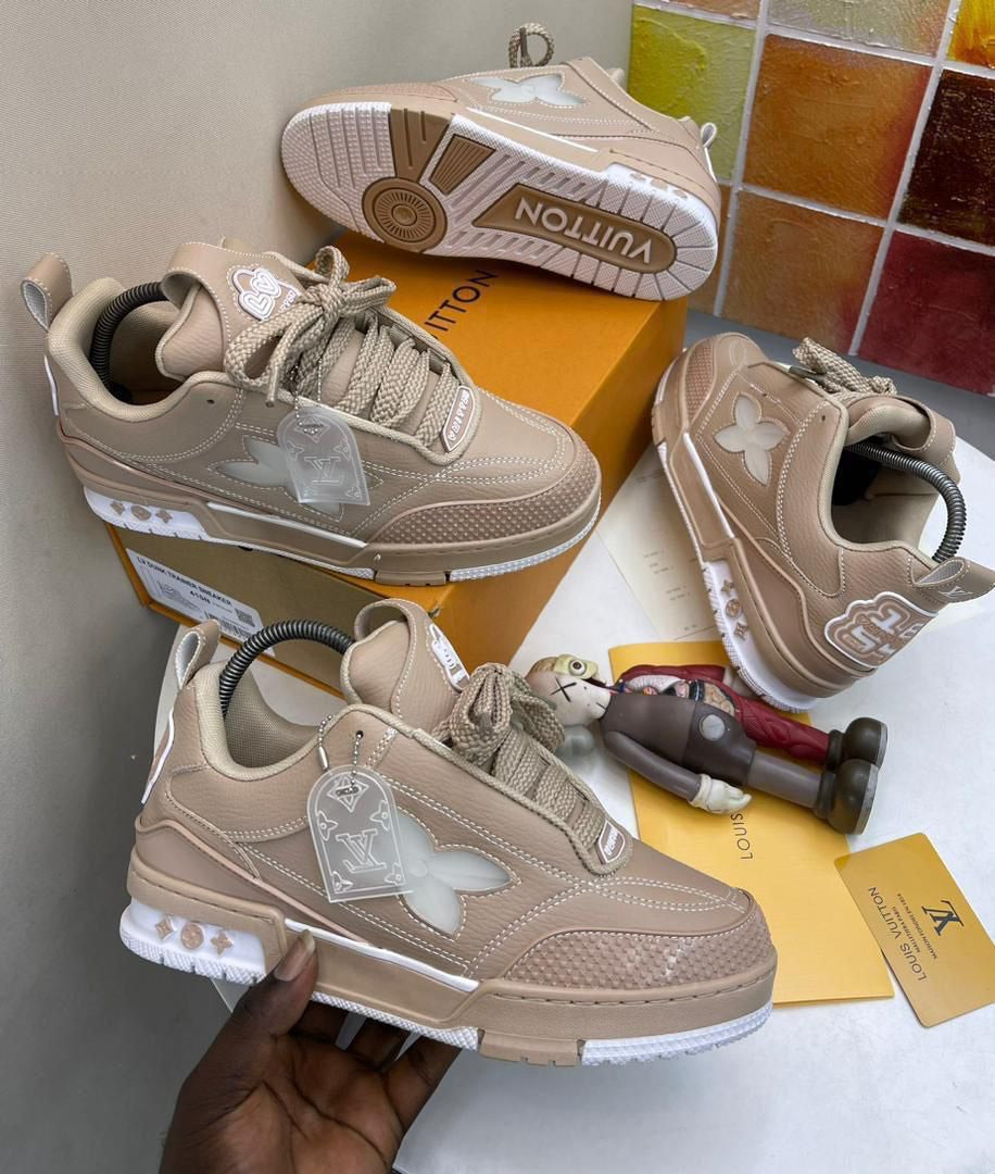 Louis Vuitton LV Skate Sneaker – Beige, Red/White & Sky Blue