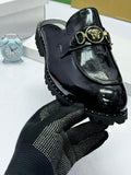 Versace Medusa Chain Mule (Patent)