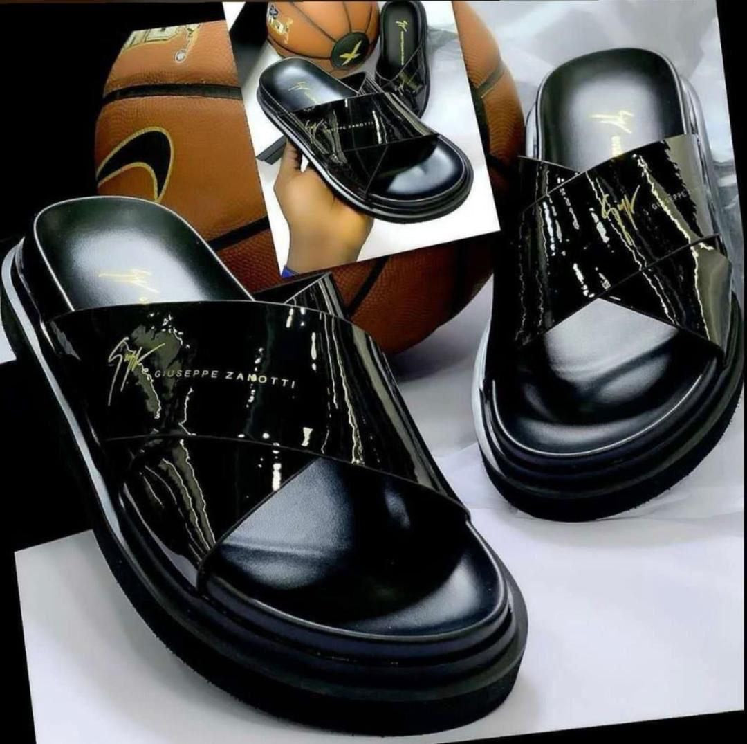Giuseppe Zanotti Cross-Strap Platform Slides