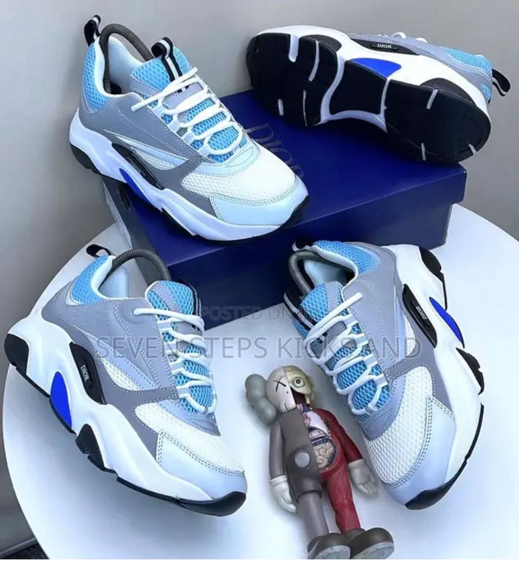 Dior B22 Sneaker – Grey/Blue & Triple White