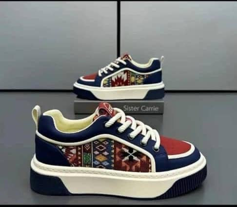 Sister Carrie Ethnic Print Low-Top Sneaker